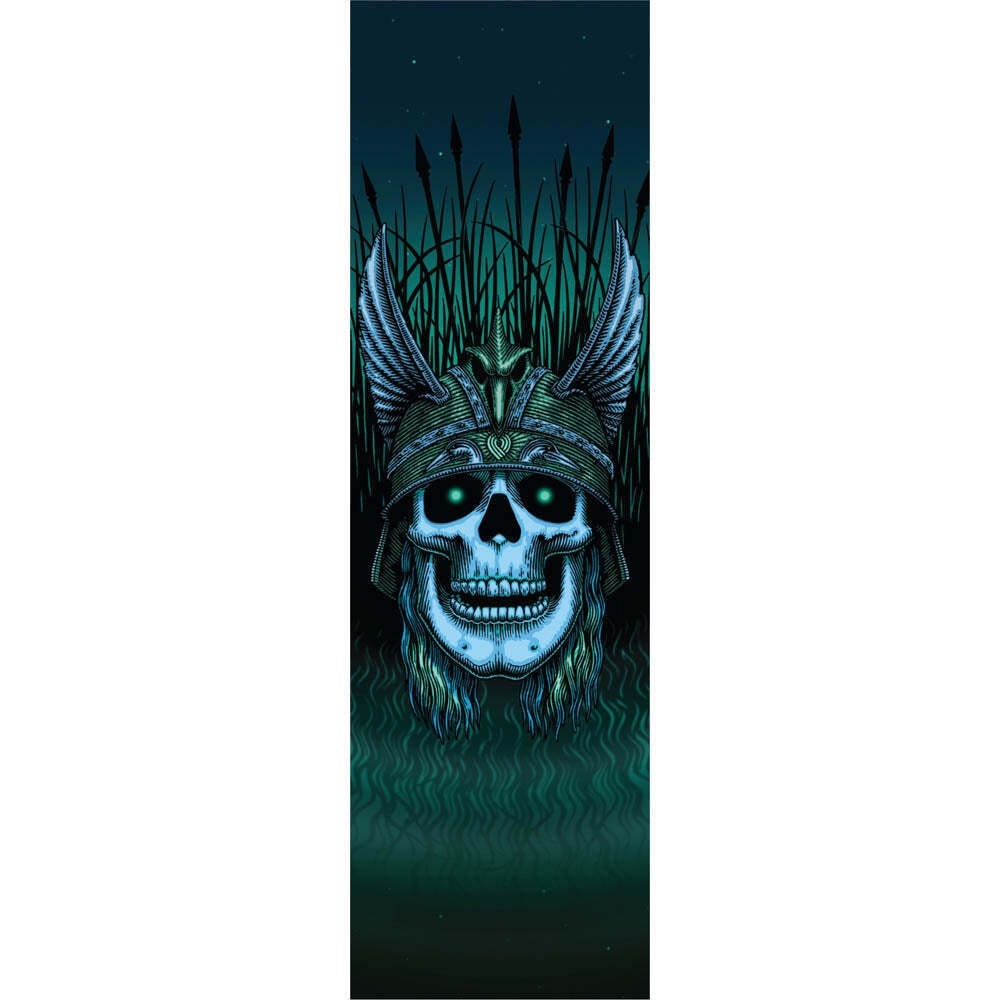 Powell Peralta Grip Tape Anderson Green Skull Full Deck Length Griptape 9x33"