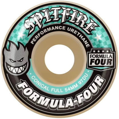 Spitfire Wheels F4 97D Conical Full 54mm Formula Four
