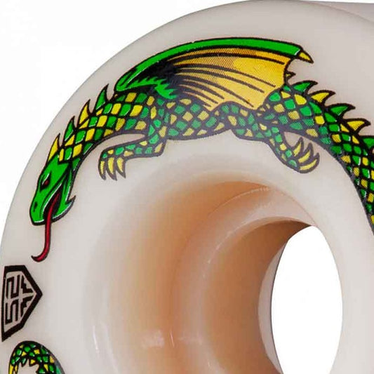 Powell Peralta Wheels Dragon Formula 54mm 93A Off White