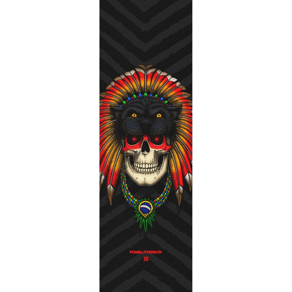 Powell Peralta Grip Tape Hoefler Skull White Full Deck Length Griptape 9x33"