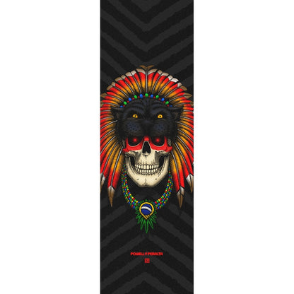 Powell Peralta Grip Tape Hoefler Skull White Full Deck Length Griptape 9x33"