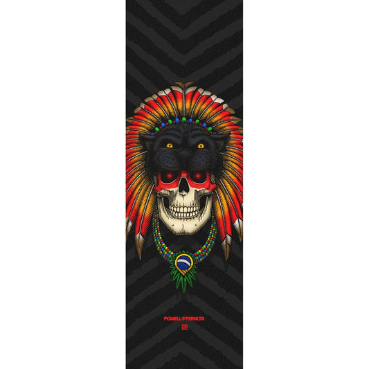 Powell Peralta Grip Tape Hoefler Skull White Full Deck Length Griptape 9x33"