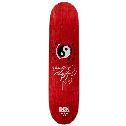 DGK Skateboard Deck Bruce Lee Flying Man Black 8.25"