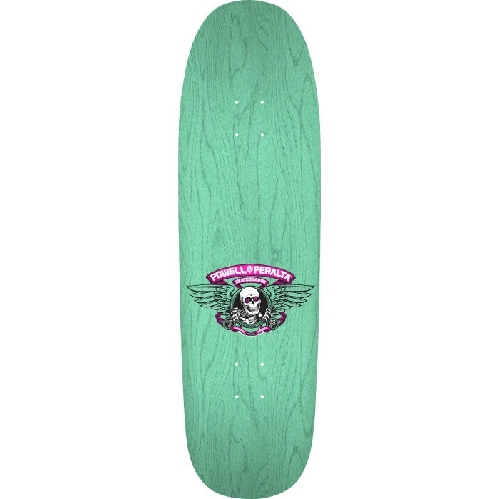 Powell Peralta Deck Cab Ban This Teal Stain 9.26" Reissue Steve Caballero