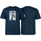 Powell Peralta Tee Animal Chin Navy Reissue Have You Seen Him Skateboard T Shirt