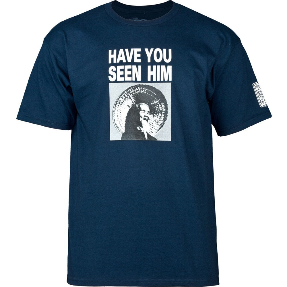 Powell Peralta Tee Animal Chin Navy Reissue Have You Seen Him Skateboard T-Shirt