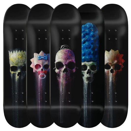 FULL SET Zero Springfield Horror Collection 5 Limited Edition Artwork Decks