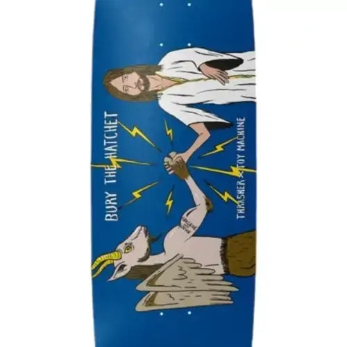 Toy Machine x Thrasher Bury the hatchet 8.8" egg shape Skateboard Deck