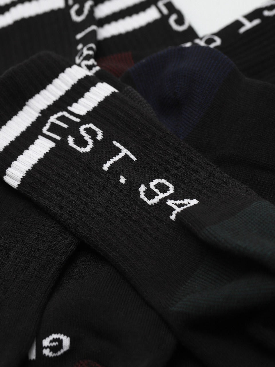 Globe Socks 5 Pack Carter Crew Assorted Black SIZE 7-11 Skateboard Sox