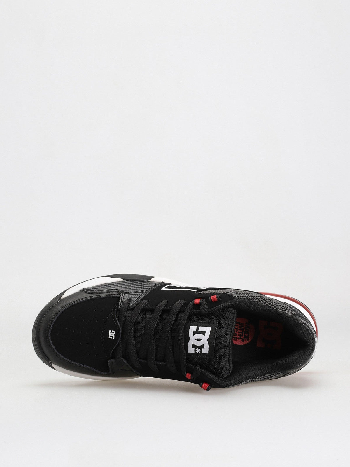 Dc Shoes Versatile White Black Athletic Red Us Size Skate Sneakers
