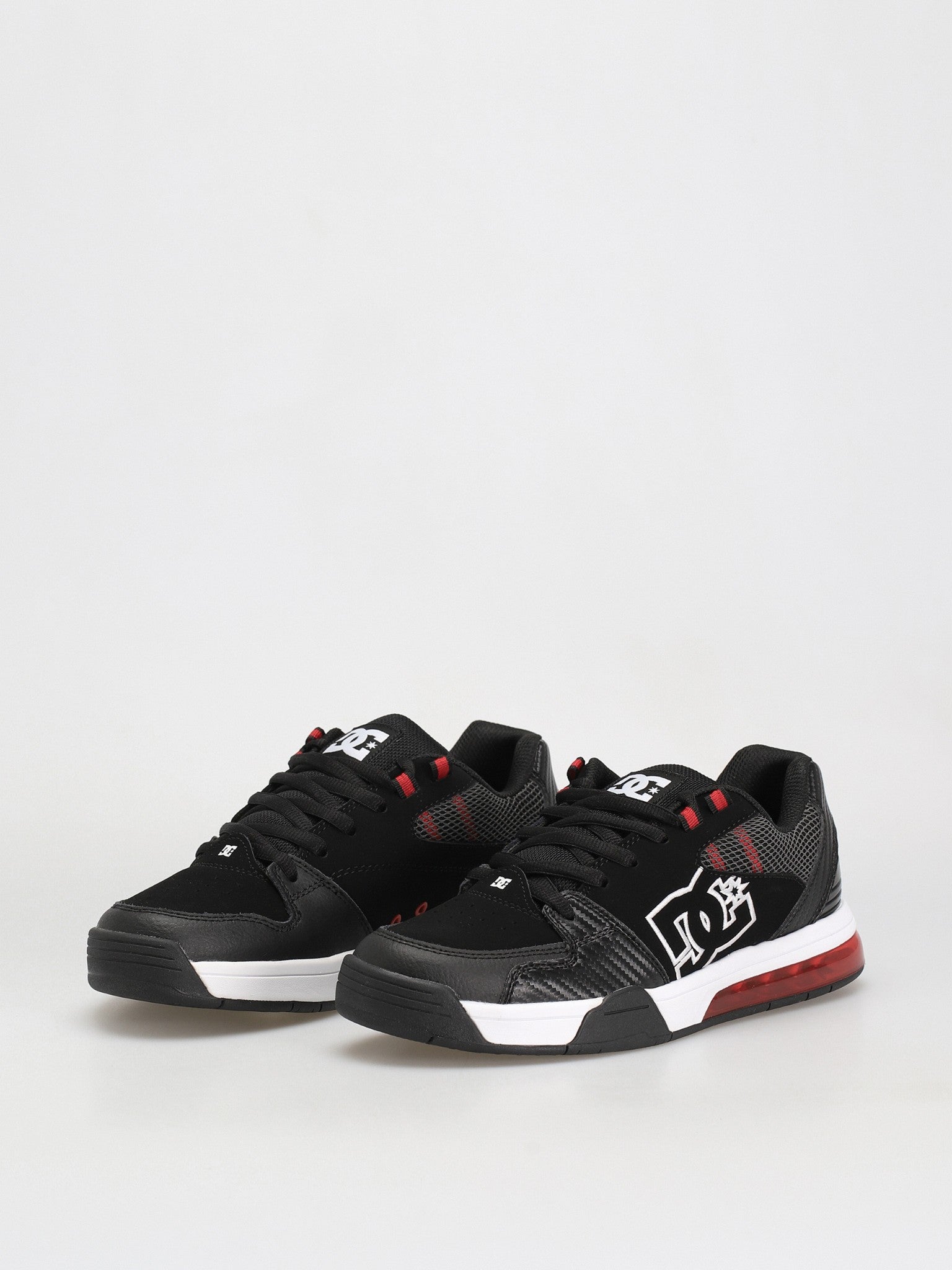 DC Shoes Versatile White Black Athletic Red US SIZE Skate Sneakers