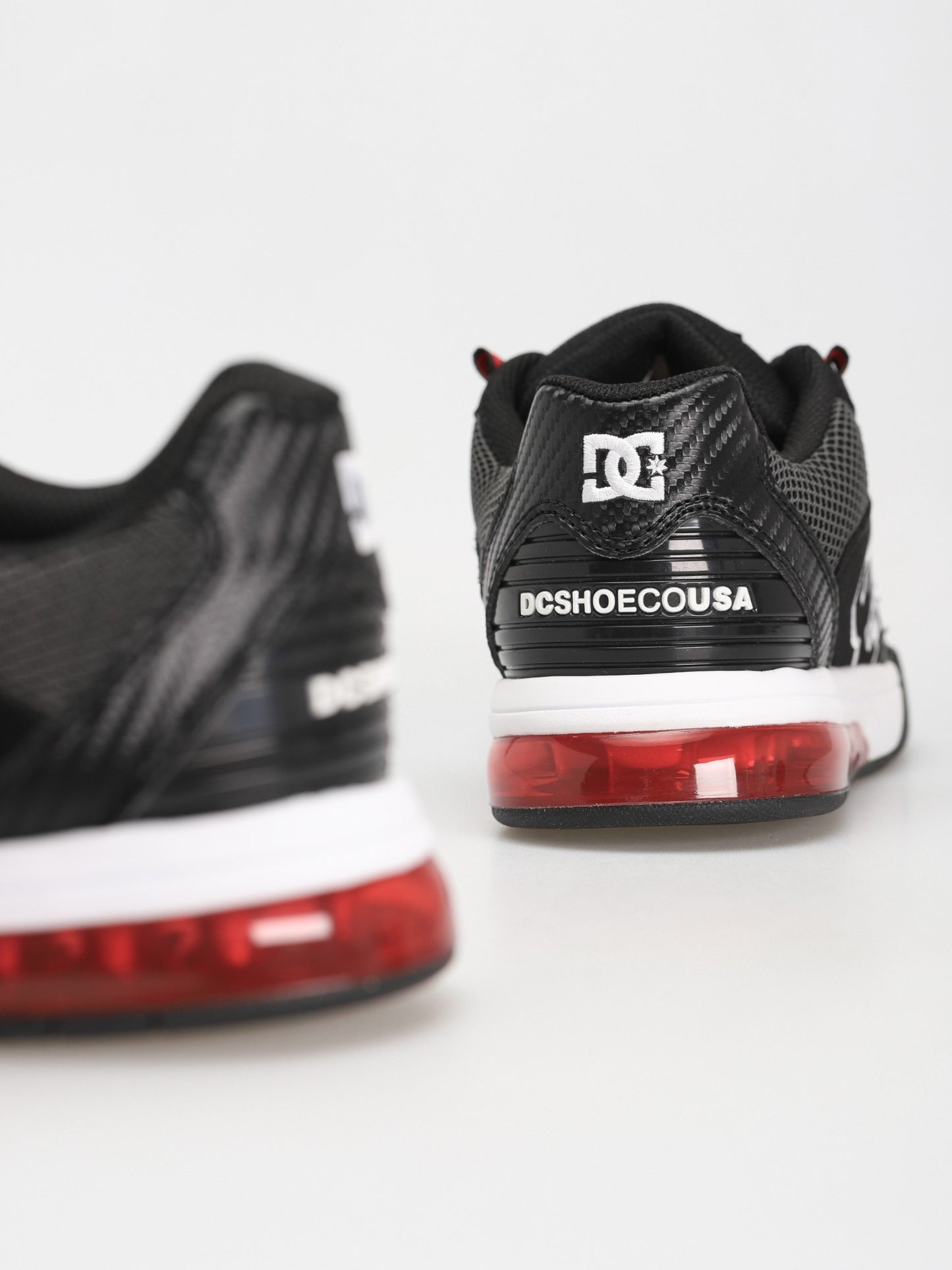 DC Shoes Versatile White Black Athletic Red US SIZE Skate Sneakers