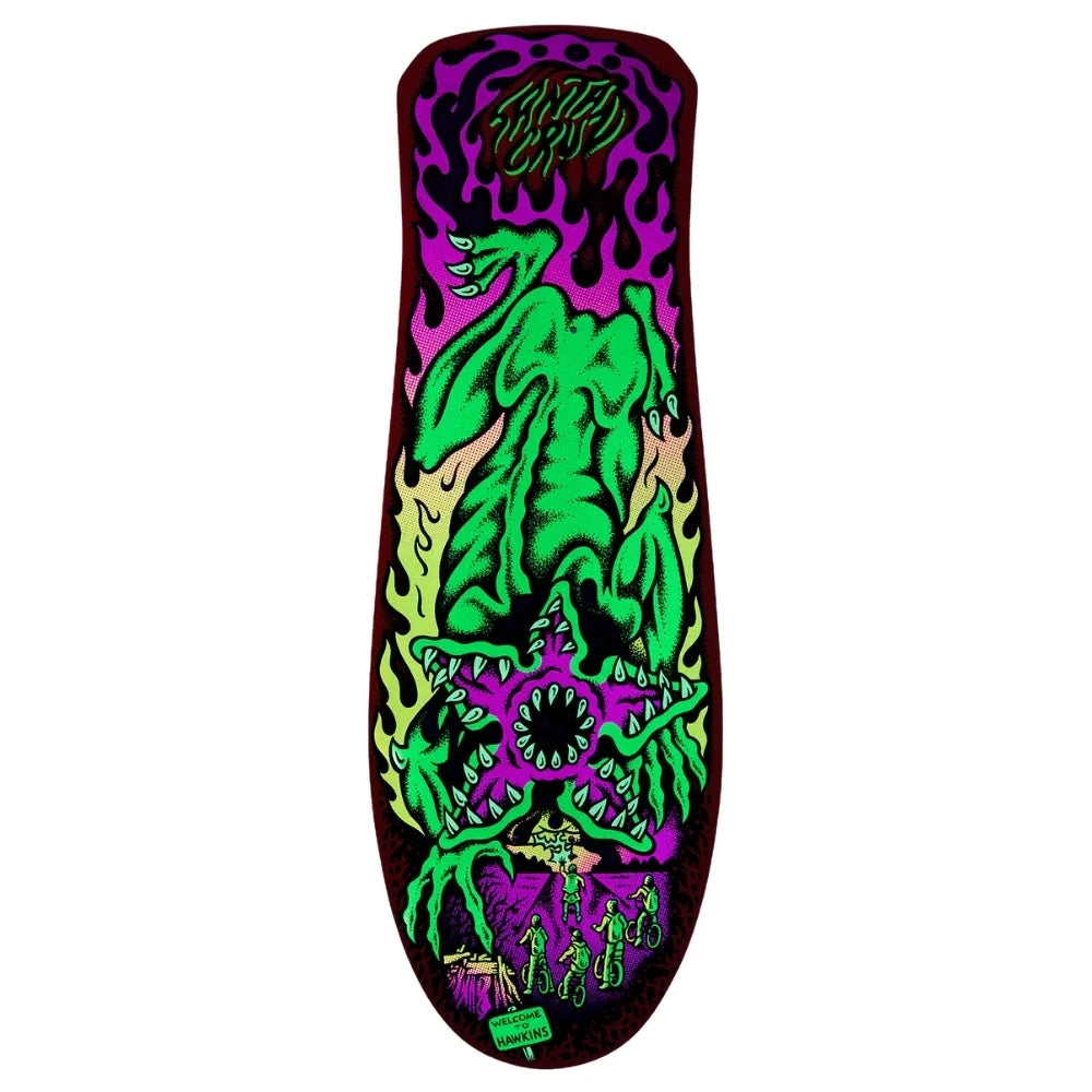 Santa Cruz Deck Stranger Things Salba Demogorgon 10.03" (Glow in the dark)