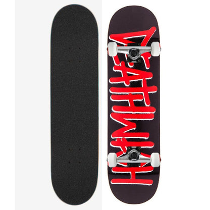 Deathwish Complete Skateboard Deathspray Red 8 38 Unassembled