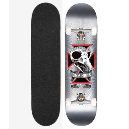Birdhouse Complete Skateboard Tony Hawk Skull 2 Chrome Foil 8.25" Unassembled