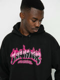 Thrasher Hood Airbrush Black Artwork By Wavytrillbaby Skateboard Jumper Sweater
