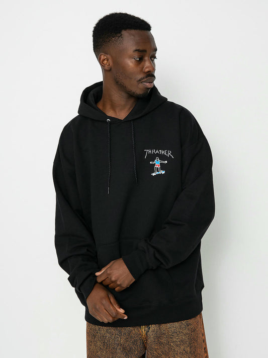 Thrasher Hood Gonz Mini Logo Black Art By The Gonz Skateboard Jumper Sweater