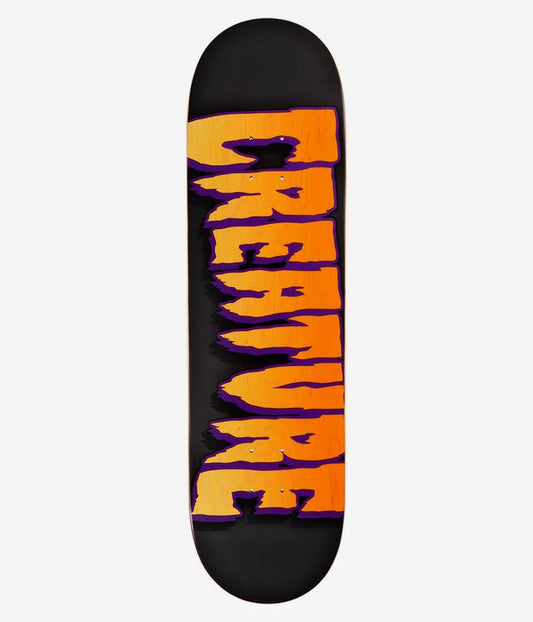 Creature Skateboard Deck Logo Outline Stumps 8.5" Purple