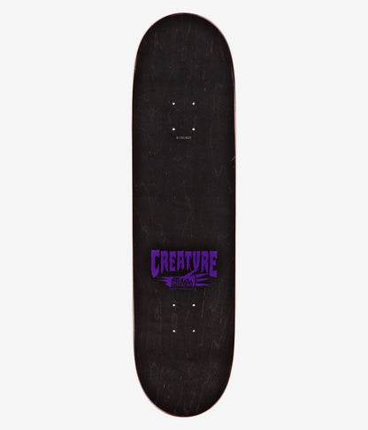 Creature Skateboard Deck Logo Outline Stumps 8.5" Purple