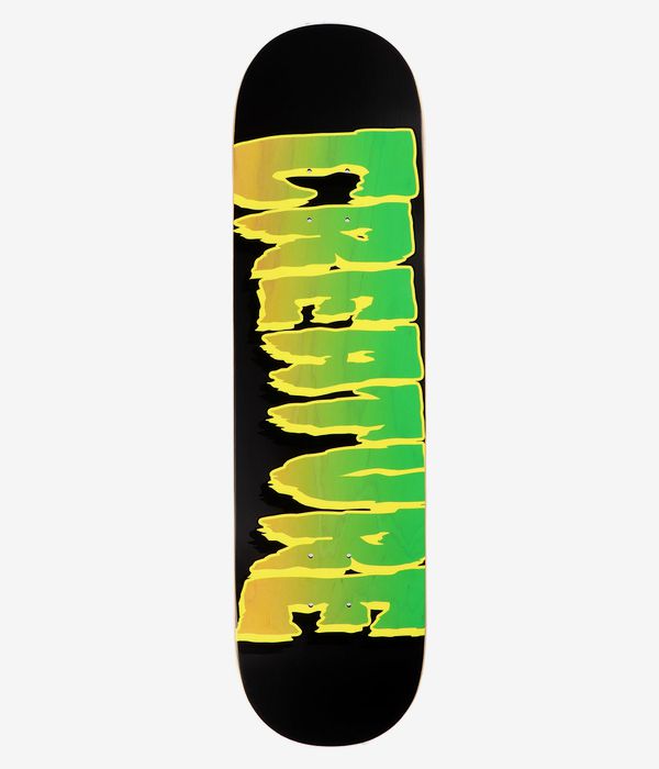 Creature Skateboard Deck Logo Outline Stumps 8 25 Yellow