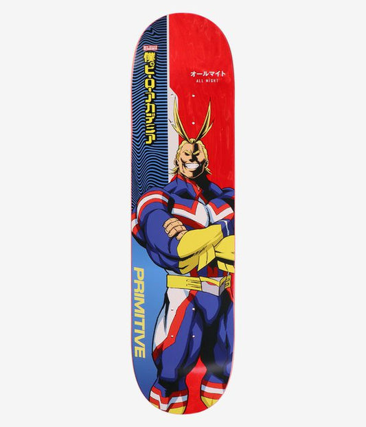 Primitive Skateboard Deck x My Hero Academia All Might 8" MHA