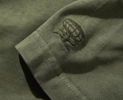 Butter Goods - Basic Tee Washed Army Shirt T-Shirt Short Sleeve