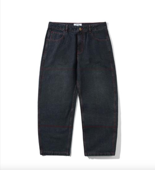 Cash Only - Aleka Denim Jeans. Washed Streaky Denim