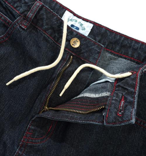 Cash Only - Aleka Denim Jeans. Washed Streaky Denim