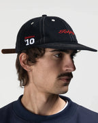 Ichpig Legacy 6 Panel Black Red Embroided