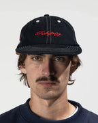 Ichpig Legacy 6 Panel Black Red Embroided