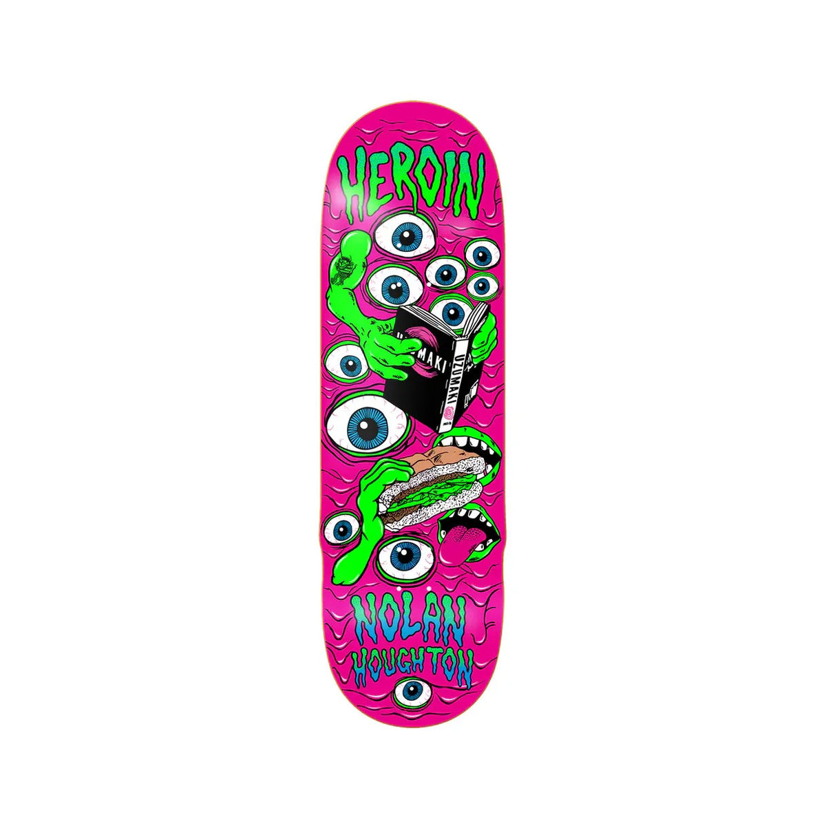 Heroin Nolan Houghton Mutate Or Die Deck 9 5 Deck Razors Edge Skateboard Skat