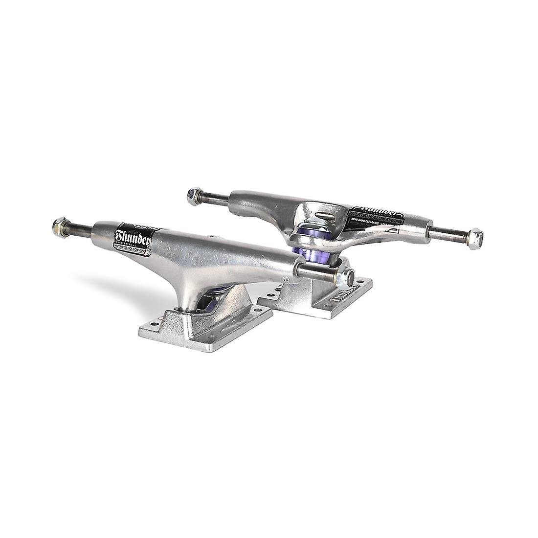 Thunder Skateboard Trucks 148 Inverted Hollow Kingpin Polish 8 25 Axles