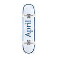 April Skateboards Og Logo Blue 7 Mini Complete