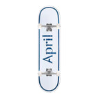 April Skateboards Og Logo Blue 7 Mini Complete