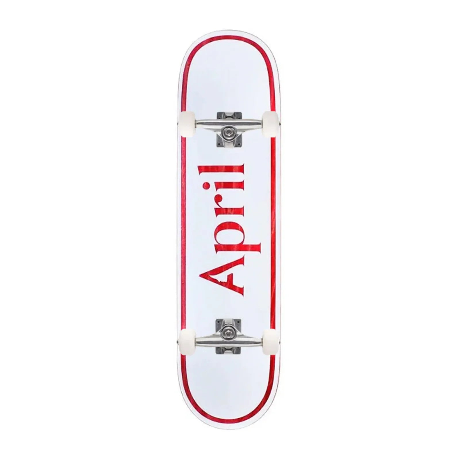 April Skateboards Complete OG Logo Red 7.5" Mini Skateboard