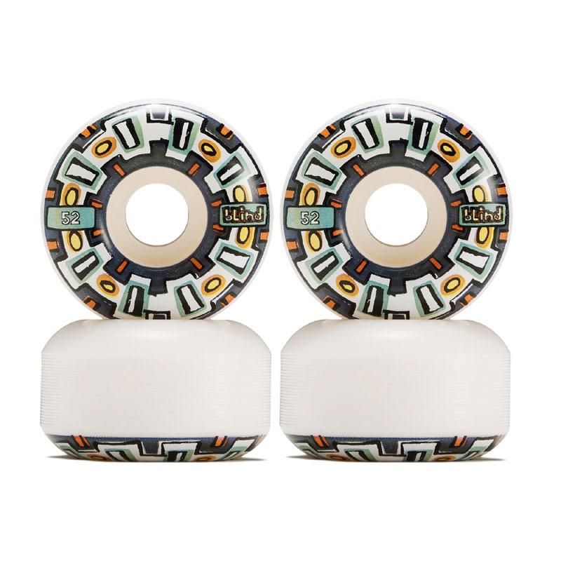 Blind Skateboard Wheels Round Space Navy 52mm V2 Wide