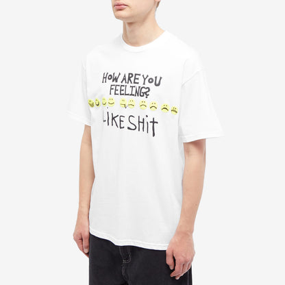 Fucking Awesome Tee How Are You Feeling White Fa Skateboard T Shirt