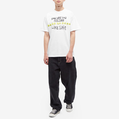 Fucking Awesome Tee How Are You Feeling White Fa Skateboard T Shirt