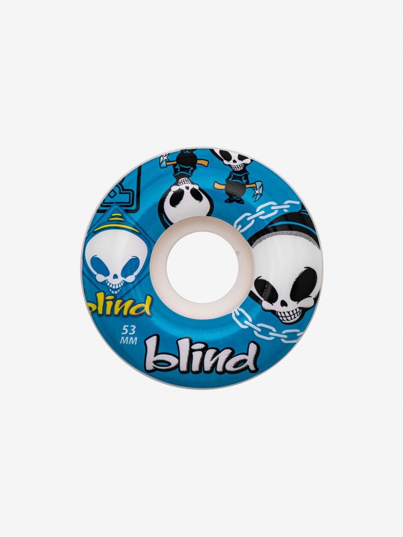 Blind Skateboard Wheels Random Reaper Blue 53mm