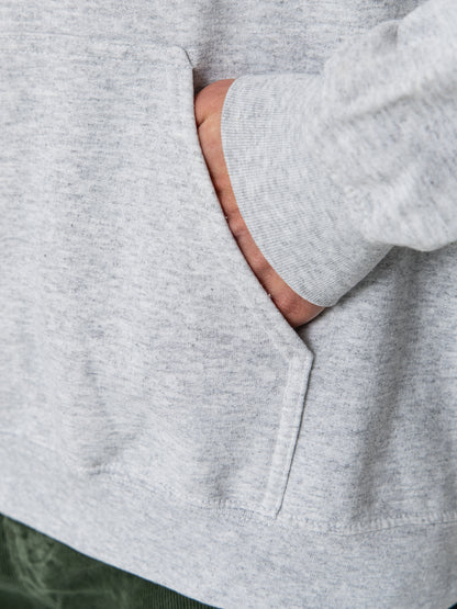 Thrasher x Spitfire Hood Big Head Ash Grey Pullover