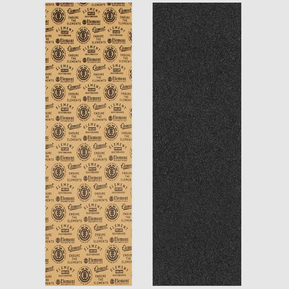 Element Grip Tape Black Skateboard Deck Griptape Full Sheet