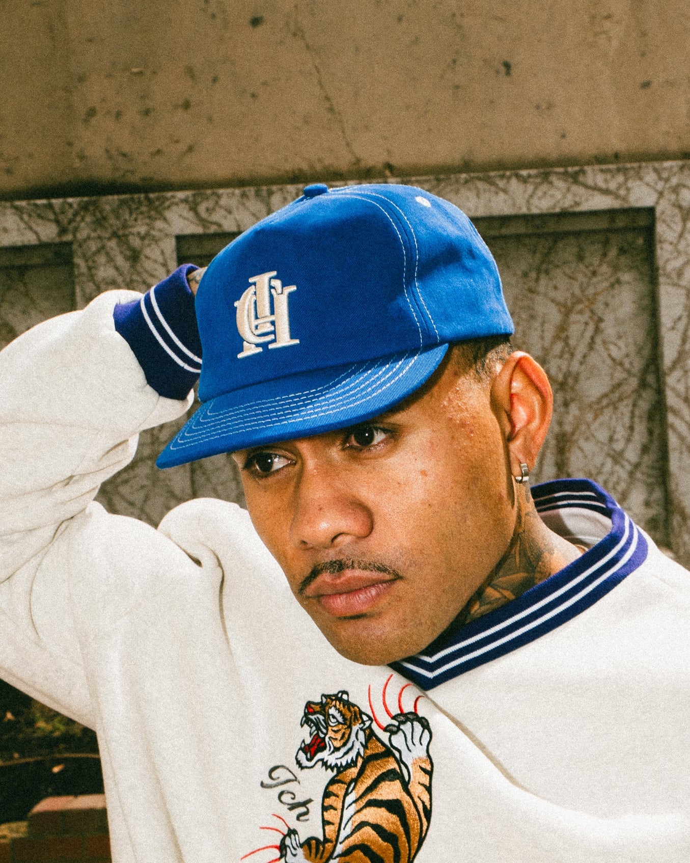 ICHPIG Monogram Ball Cap - Royal Blue