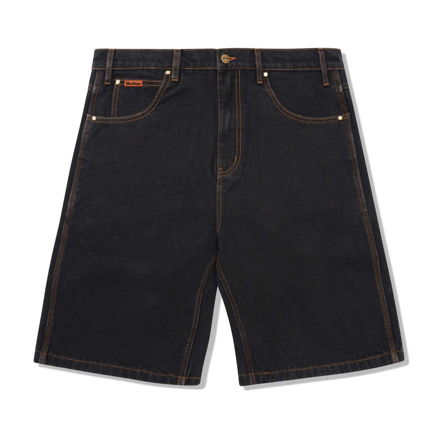 Butter Goods Denim Shorts Washed Black Buttergoods Jorts