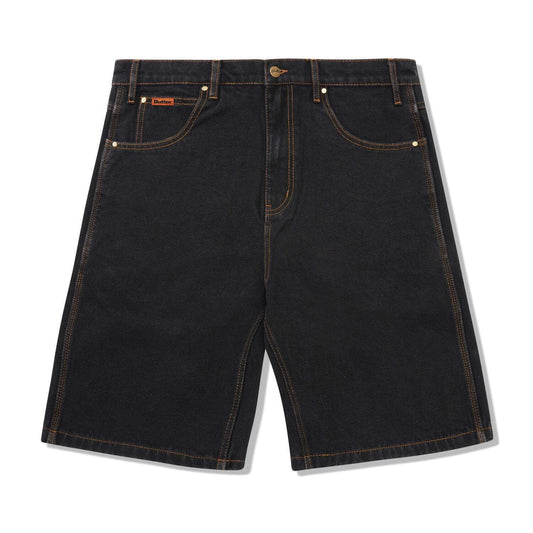 Butter Goods Denim Shorts Washed Black Buttergoods Jorts