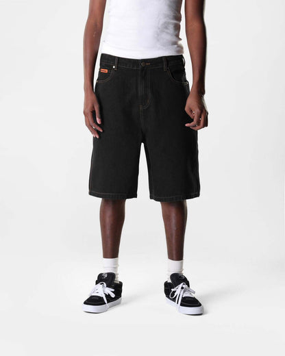 Butter Goods Denim Shorts Washed Black Buttergoods Jorts