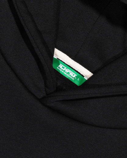ichpig strike cordless Jumper Black Pull Over Hoodie Hood Fleece ICHPIG