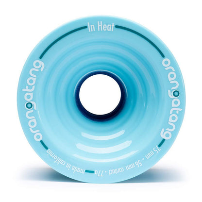 Orangatang Wheels In Heat 75MM BLUE 77A