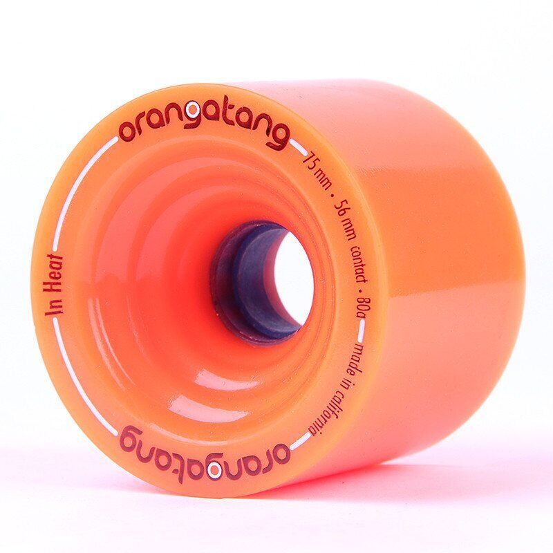 Orangatang Wheels In Heat 75mm 80a Orange