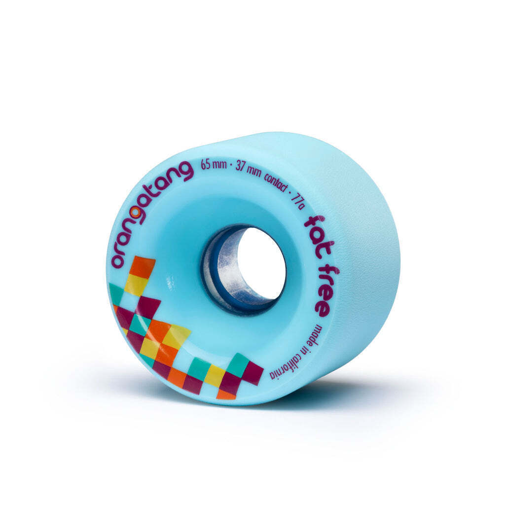 Orangatang Wheels Fat Free 65mm 77a Blue
