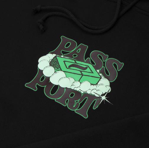 Pass Port - Soap Hoodie Black Pass~Port Passport
